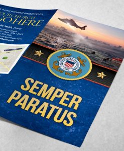 Tract - US Coast Guard Semper Paratus - Blue